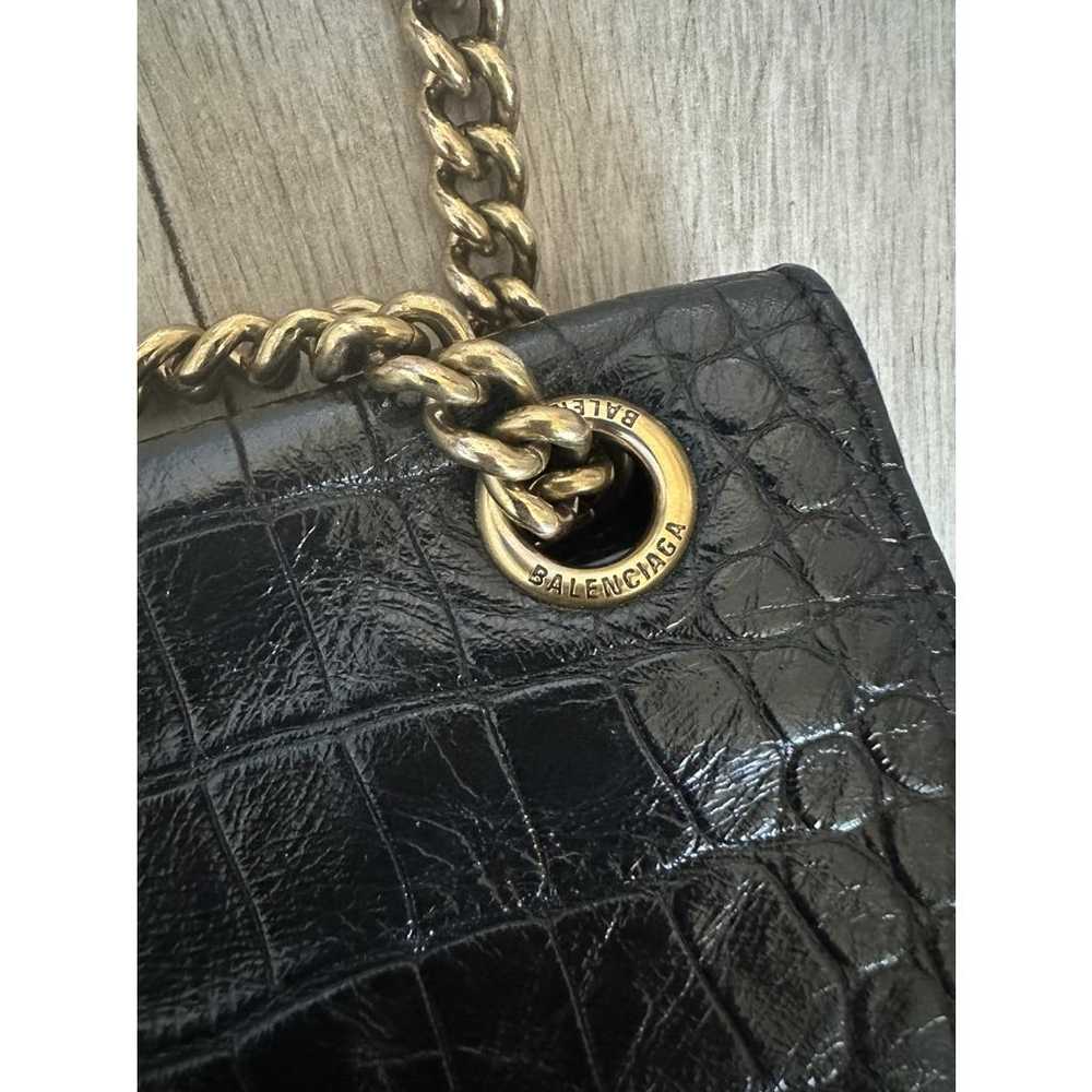 Balenciaga Crush leather handbag - image 5