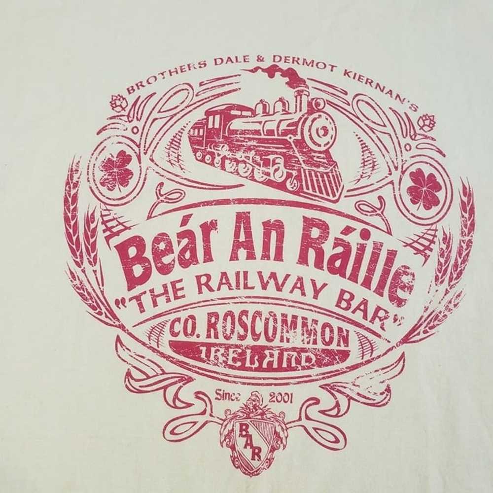 Pub Shirt Club Beár An Ráille The Railway Bar Ros… - image 3