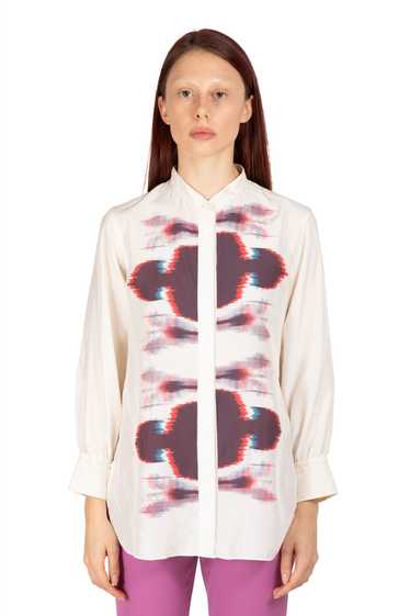 JIL SANDER Abstract-print silk shirt S/S 2005