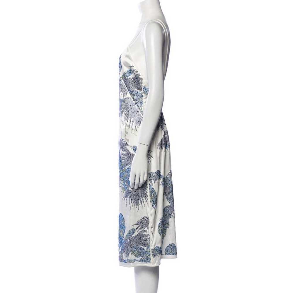 Off-White Silk mid-length dress - image 2