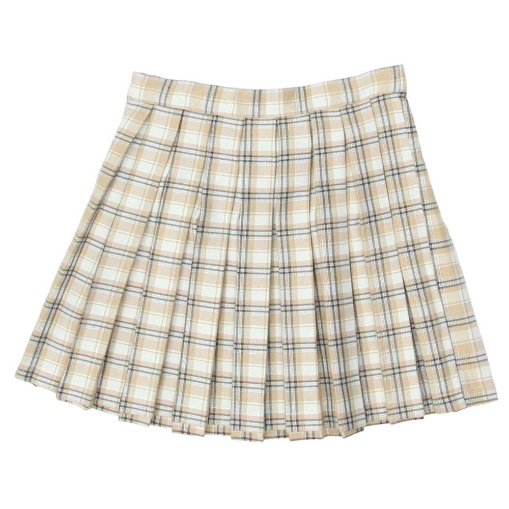 Ladies Cali 1850 Pleated Plaid Mini Skirt - image 2