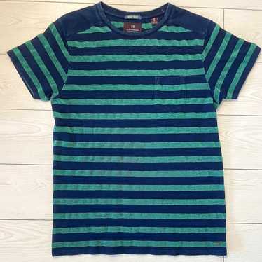 Scotch & Soda men's short sleeve green and blue s… - image 1