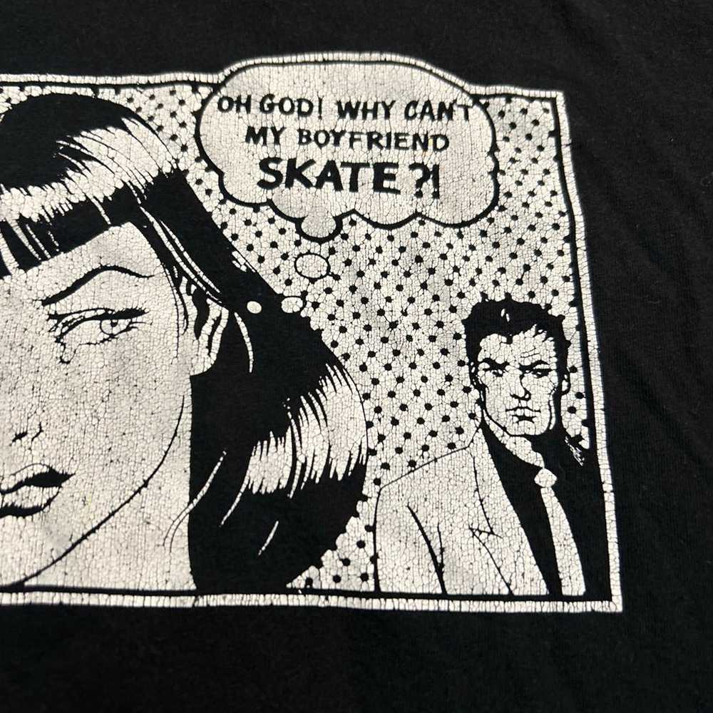 Vintage 2000’s Thrasher Mens Black T-Shirt  "Why … - image 4