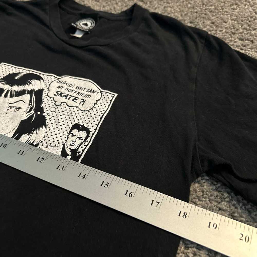 Vintage 2000’s Thrasher Mens Black T-Shirt  "Why … - image 6