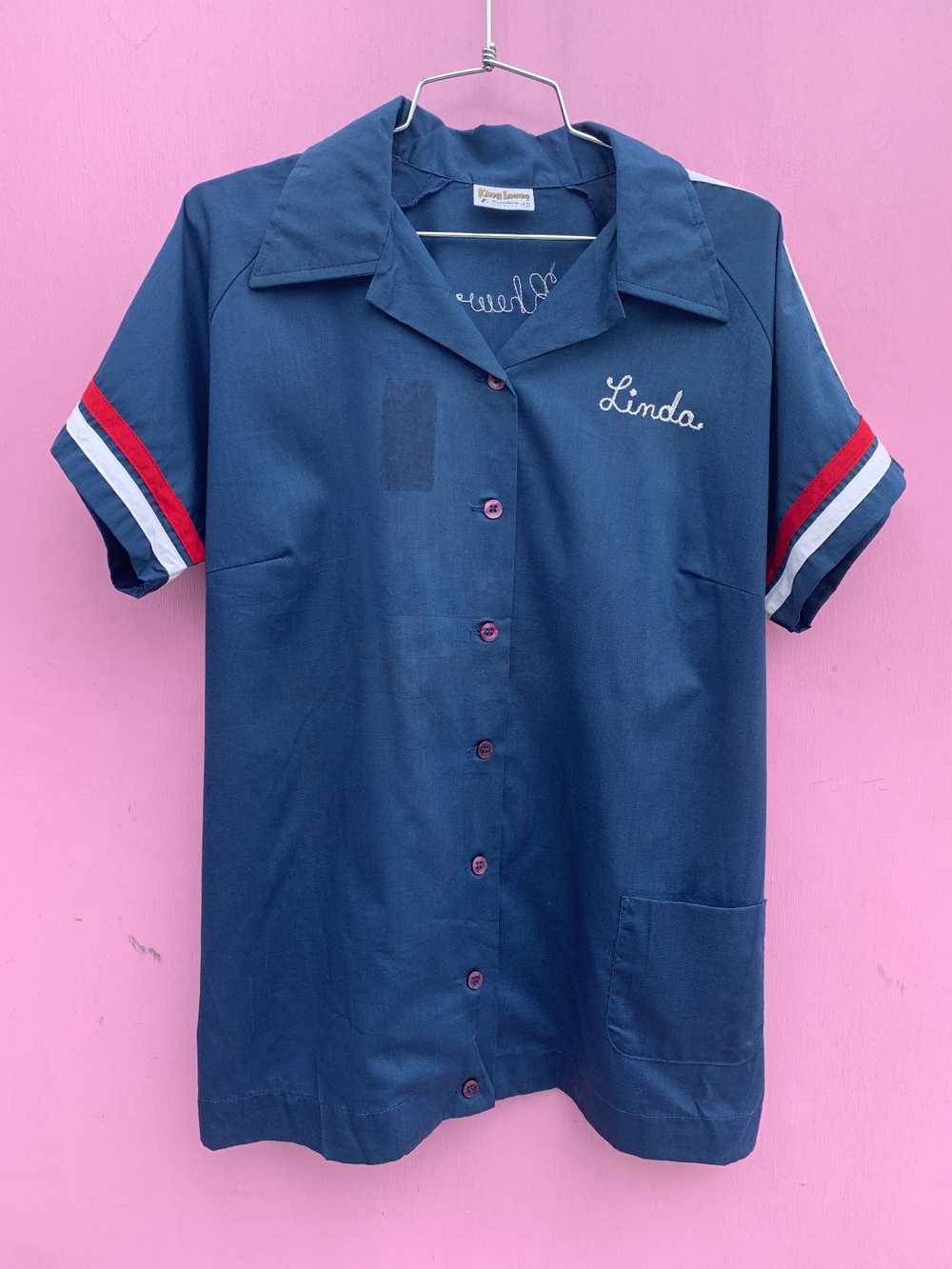 DAVIDS AUTO CLEANING BUTTON UP BOWLING SHIRT W/ S… - image 3