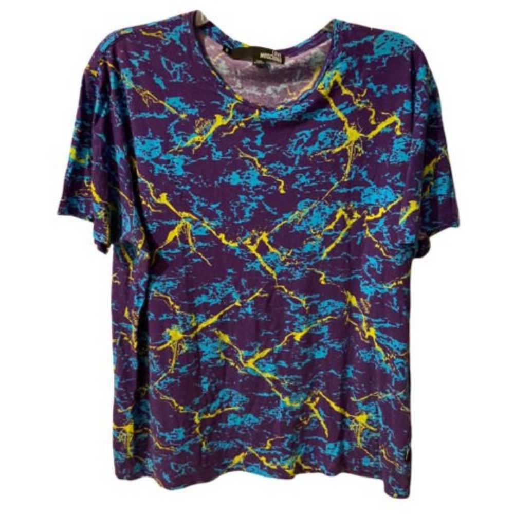 Love Moschino T Shirt Mens Sz S Abstract Art to w… - image 1