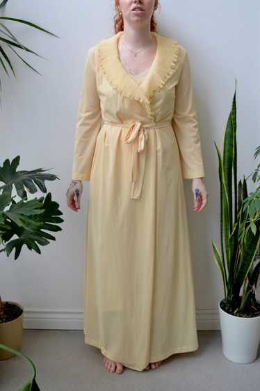Butter Yellow Dressing Gown