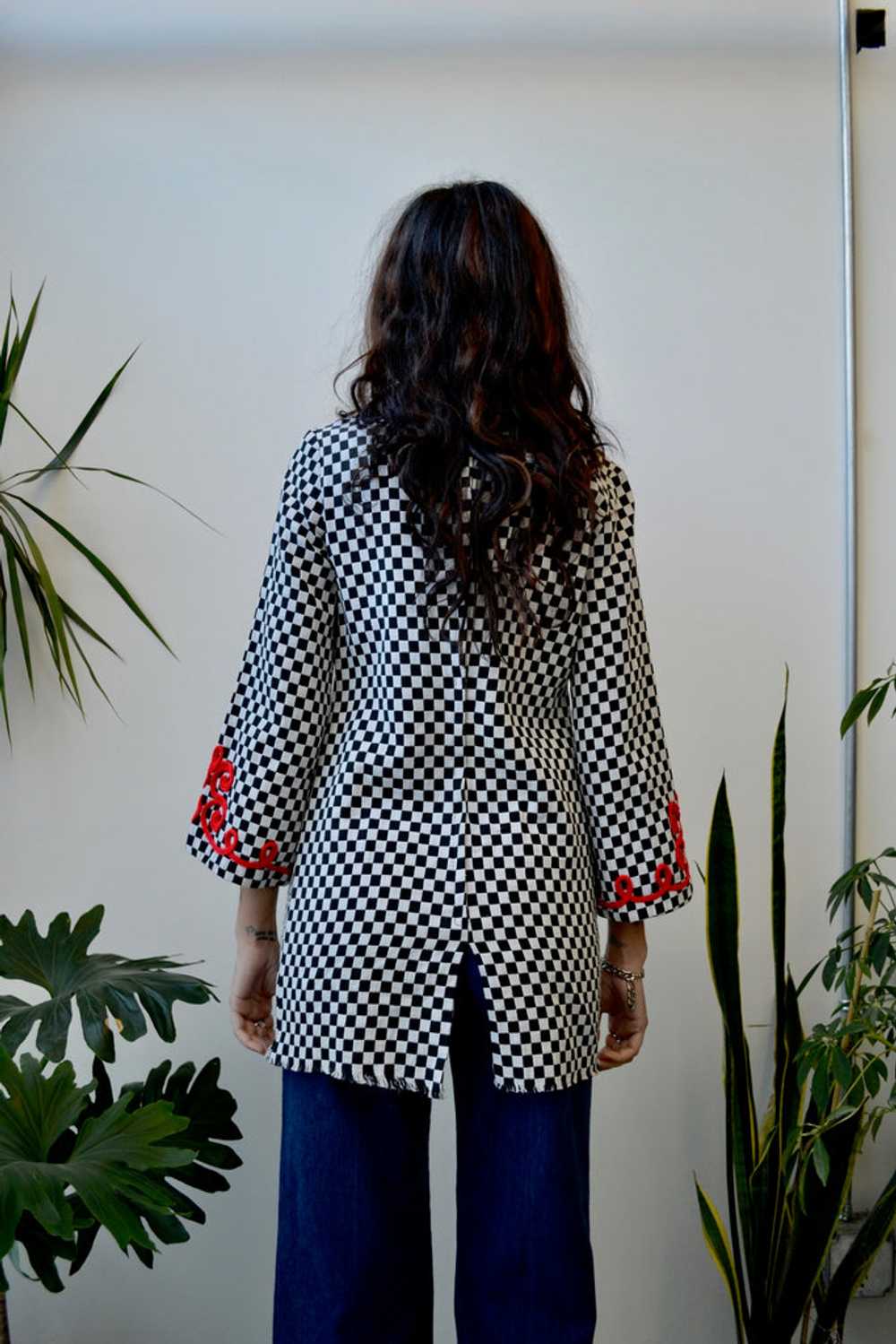 Sixties Checkered Tunic - image 3