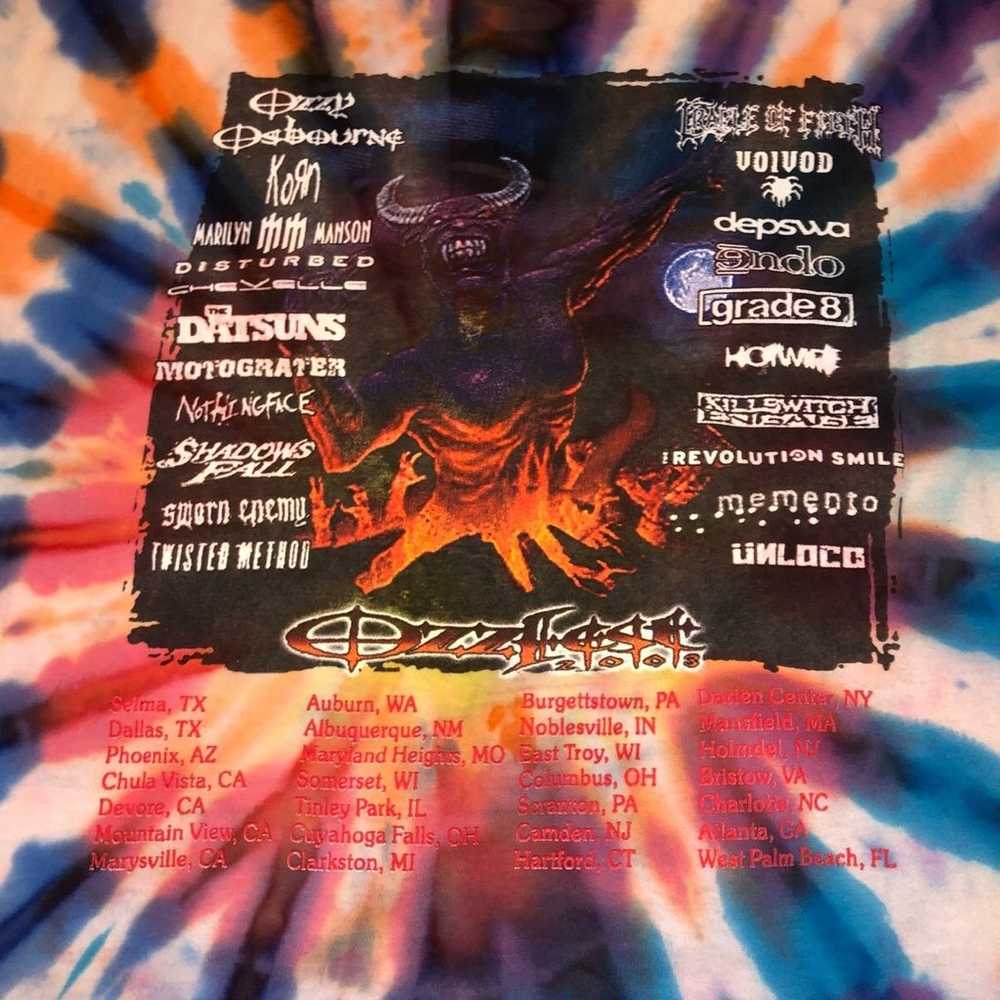 2003 Ozzfest shirt - image 4