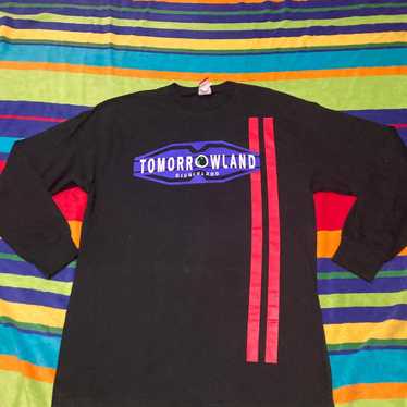 Vintage Disneyland tomorrowland long sleeve shirt… - image 1