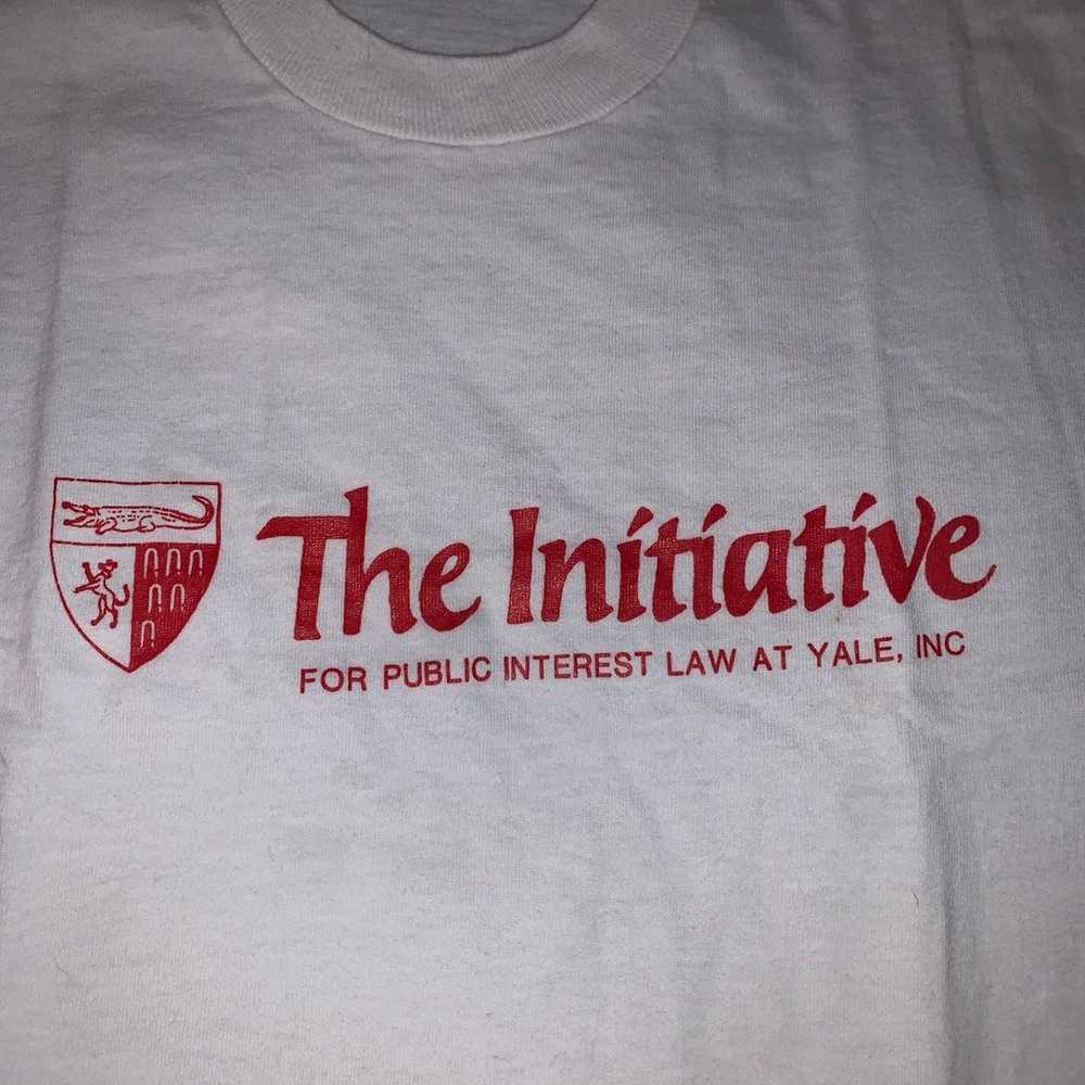 Vintage 1980s single stitch Yale Law The Initiati… - image 2