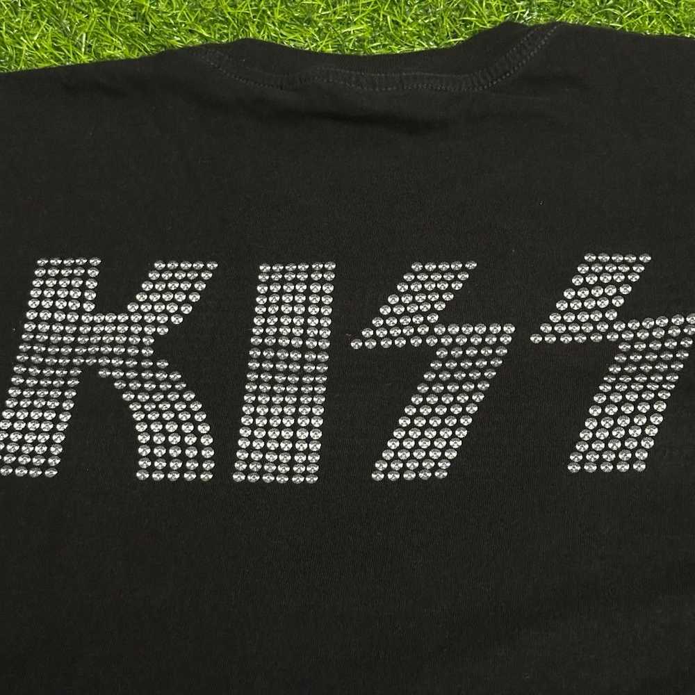 Vintage Y2K KIZZ KISS Hot Rock Band Tee Gene Simm… - image 4