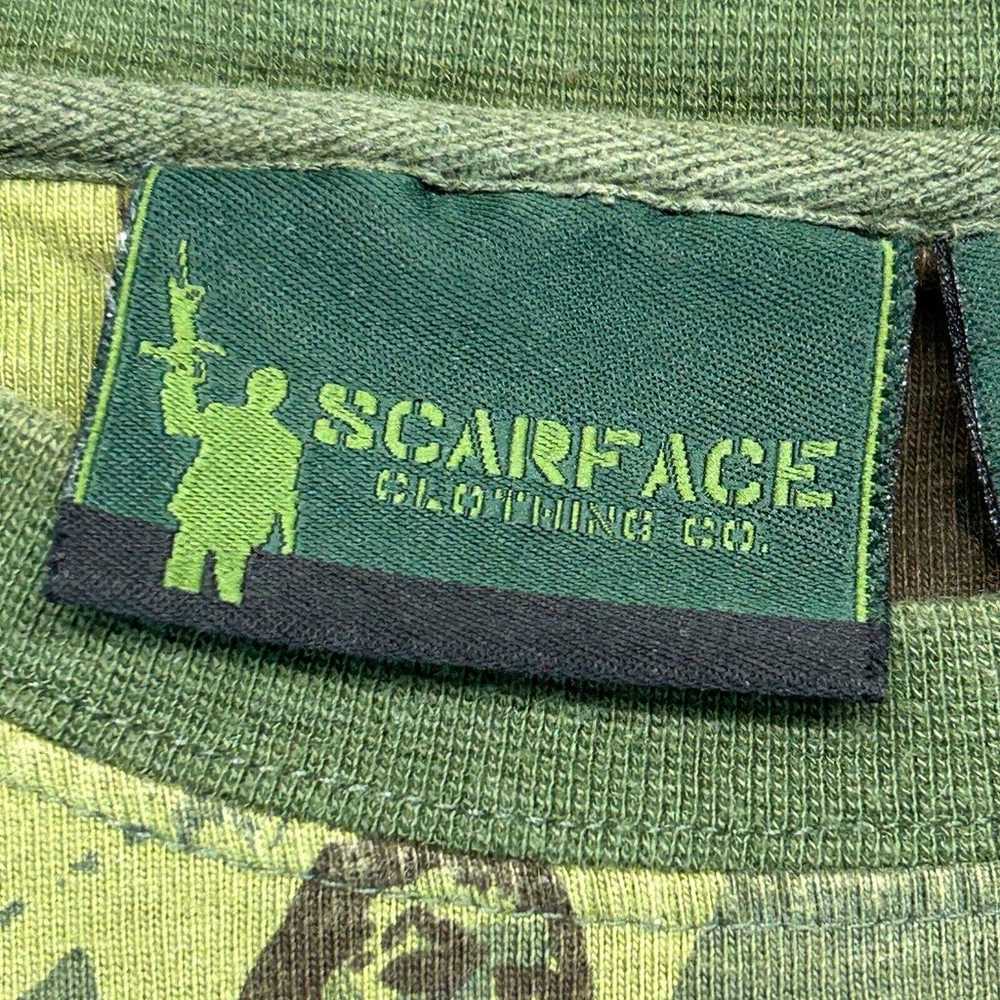 Scarface Clothing Co T Shirt Men's 2XL Green Camo… - image 4