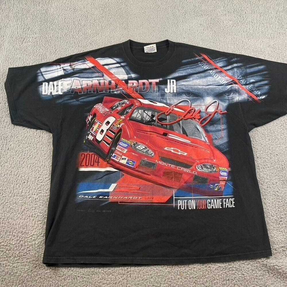 Vtg Chase Dale Earnhardt Jr NASCAR T Shirt 2XL Do… - image 1