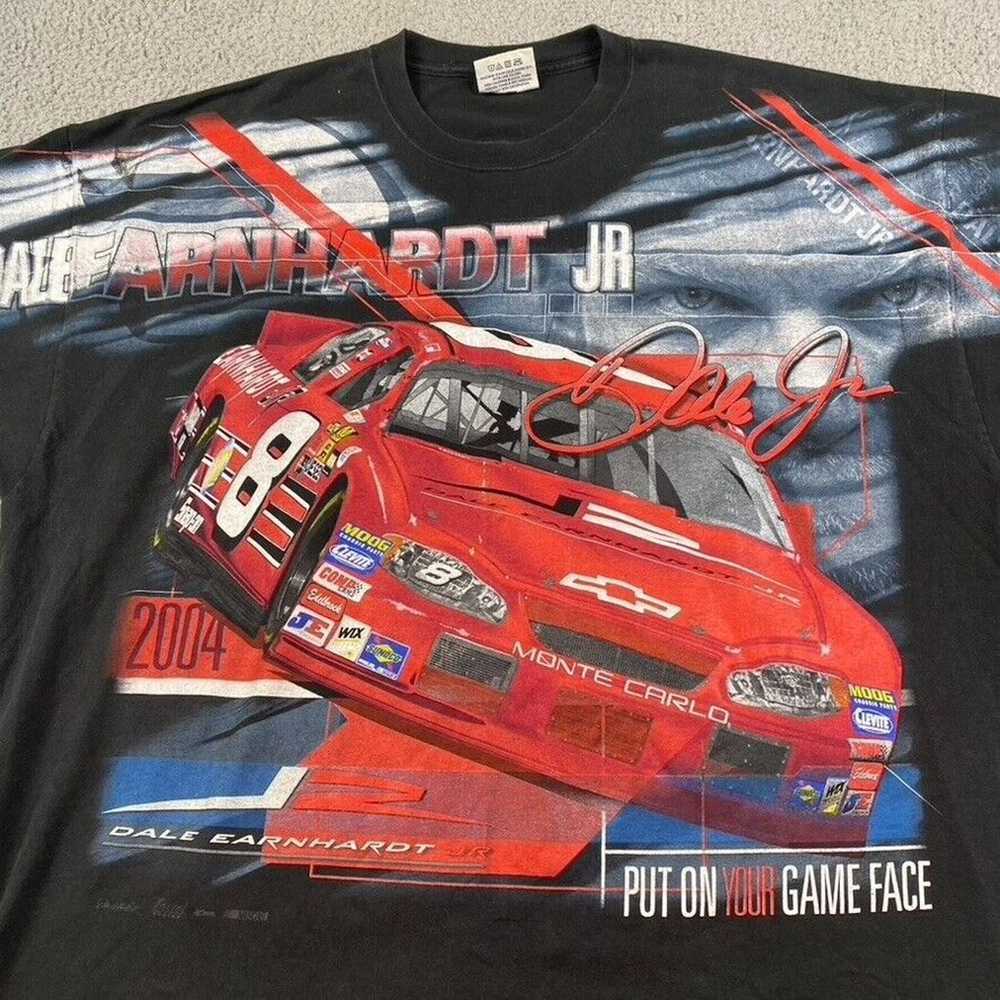 Vtg Chase Dale Earnhardt Jr NASCAR T Shirt 2XL Do… - image 2