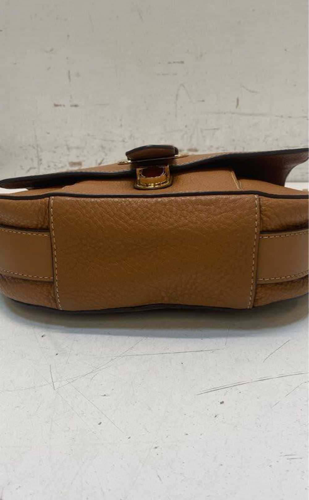 Michael Kors Romy Brown Leather Crossbody Bag - image 3