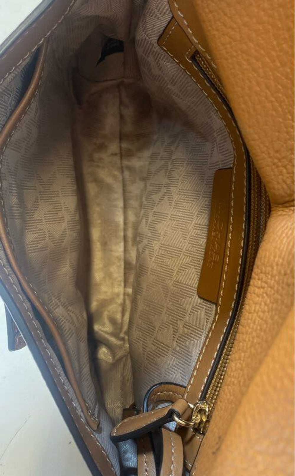 Michael Kors Romy Brown Leather Crossbody Bag - image 4