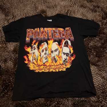 Pantera Band T-Shirt Born Again With Snake Eyes s… - image 1