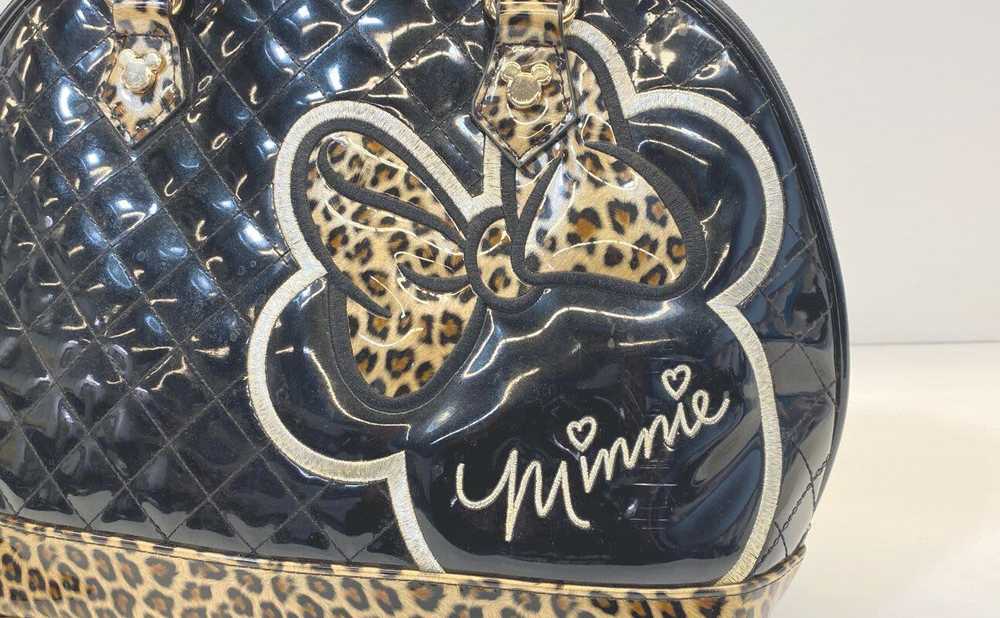 Loungefly x Disney Minnie Mouse PVC Leopard Print… - image 3