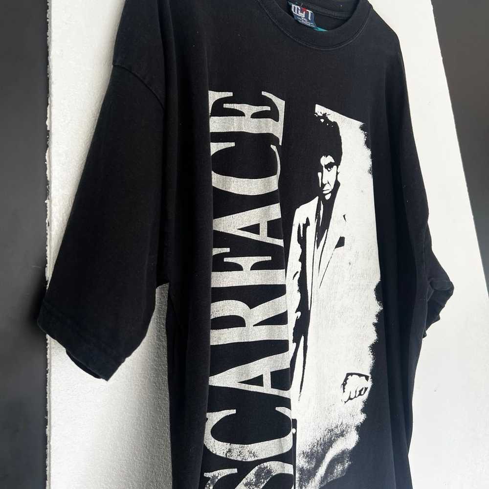 Vtg 90s Scarface faded vintage My T 3xl black rap… - image 10