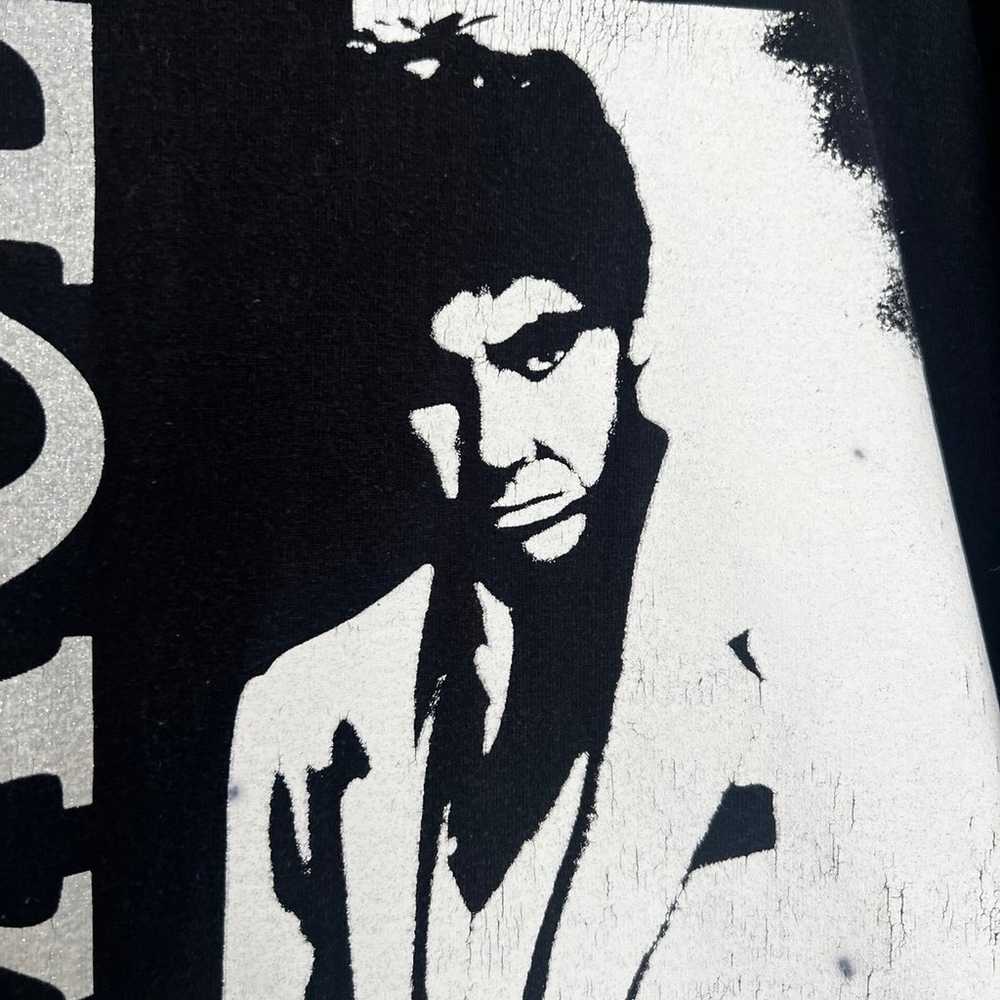 Vtg 90s Scarface faded vintage My T 3xl black rap… - image 6