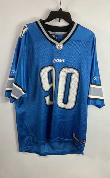 NFL Equipment Lions Blue Jersey - Size Large