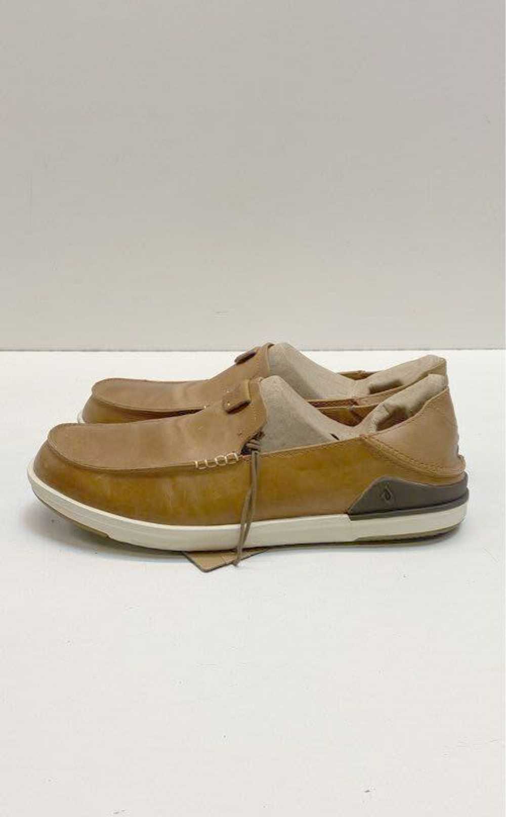 Olukai Kakaha Brown Slip-On Shoes Size Men 11 - image 1