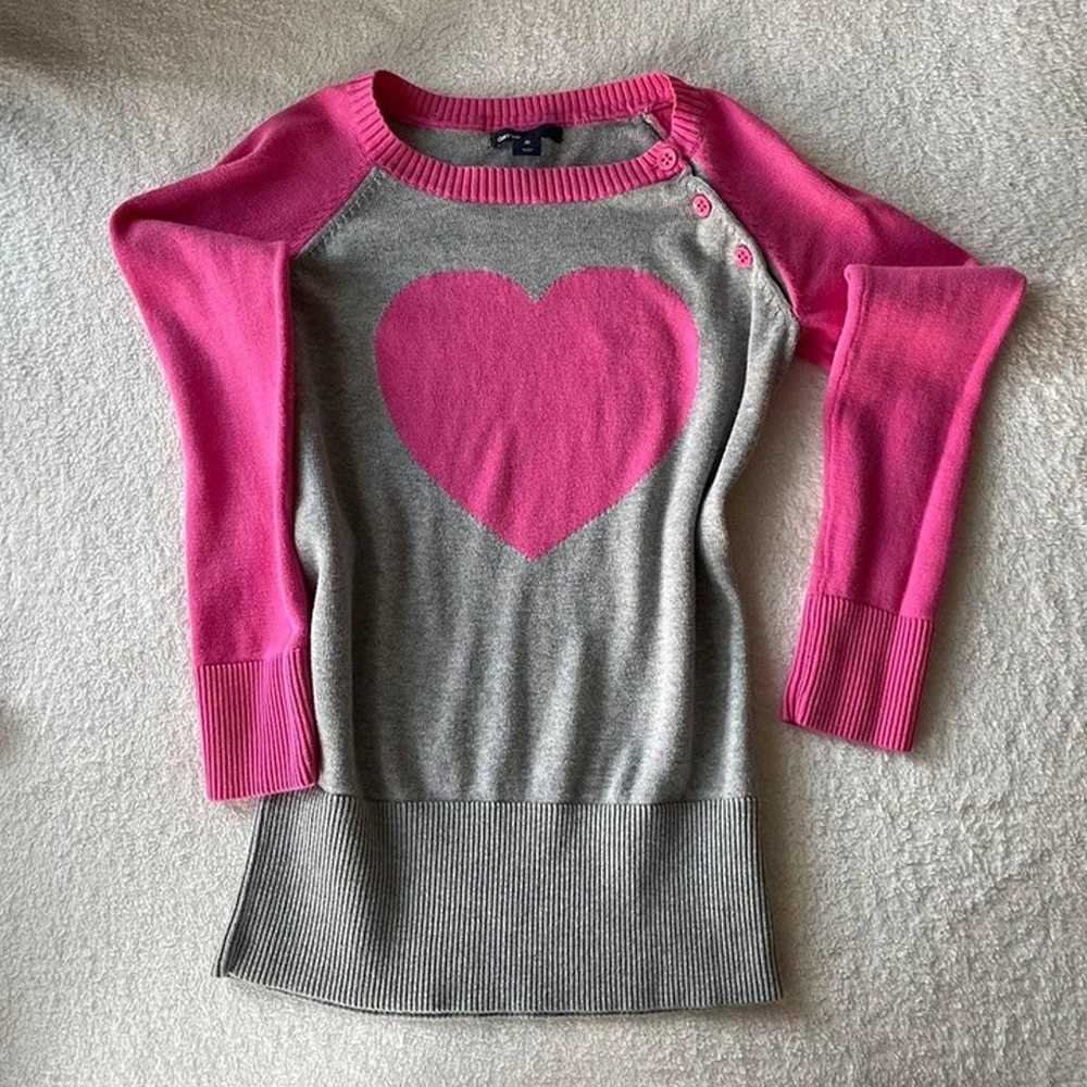 cute y2k heart graphic shirt - image 2