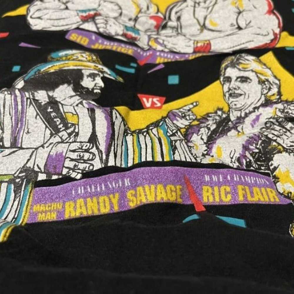 Vintage 1992 WWF WrestleMania VIII 8 Shirt WWE Ho… - image 4