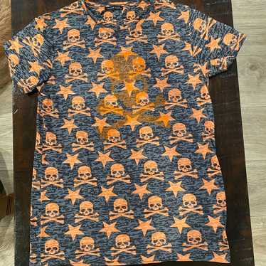 Philipp Plein Cotton T-shirt Mens XL Skull and Sta