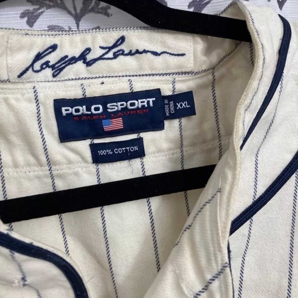 Vintage polo sport baseball jersey size XXL - image 5