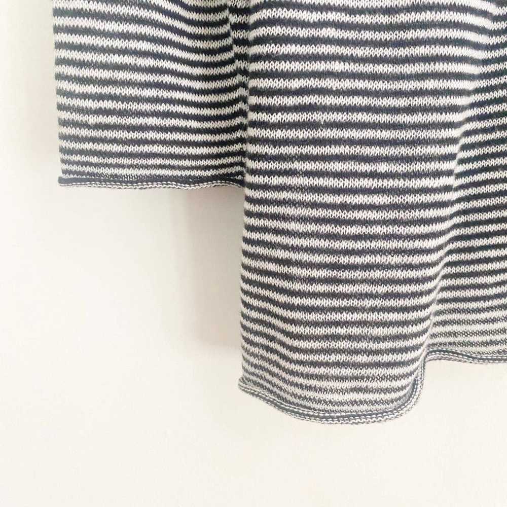 Eileen Fisher Organic Linen Striped Pullover Knit… - image 10