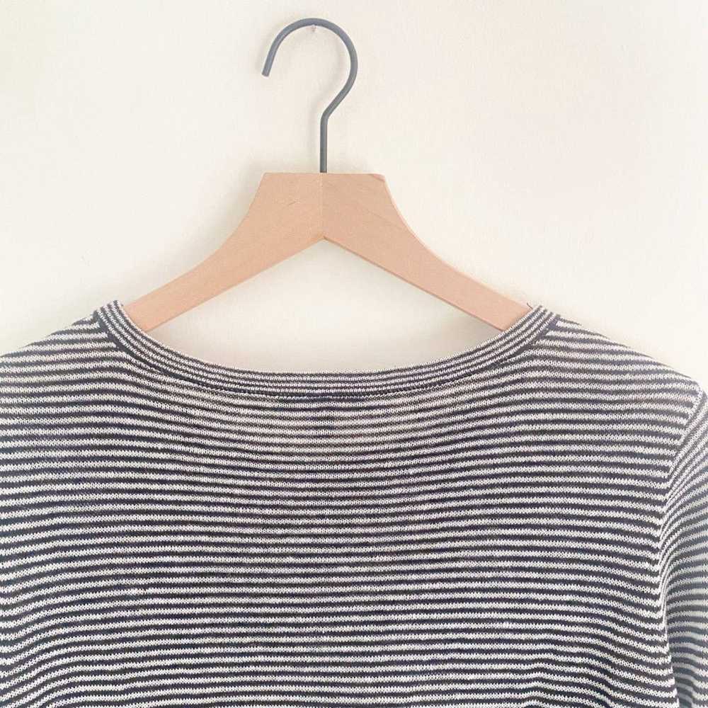 Eileen Fisher Organic Linen Striped Pullover Knit… - image 8