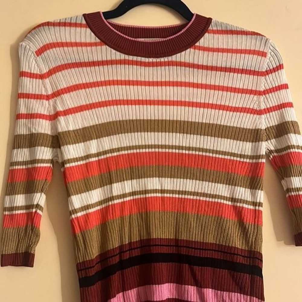 Scotch and Soda ribbed striped sweater size Large - image 2