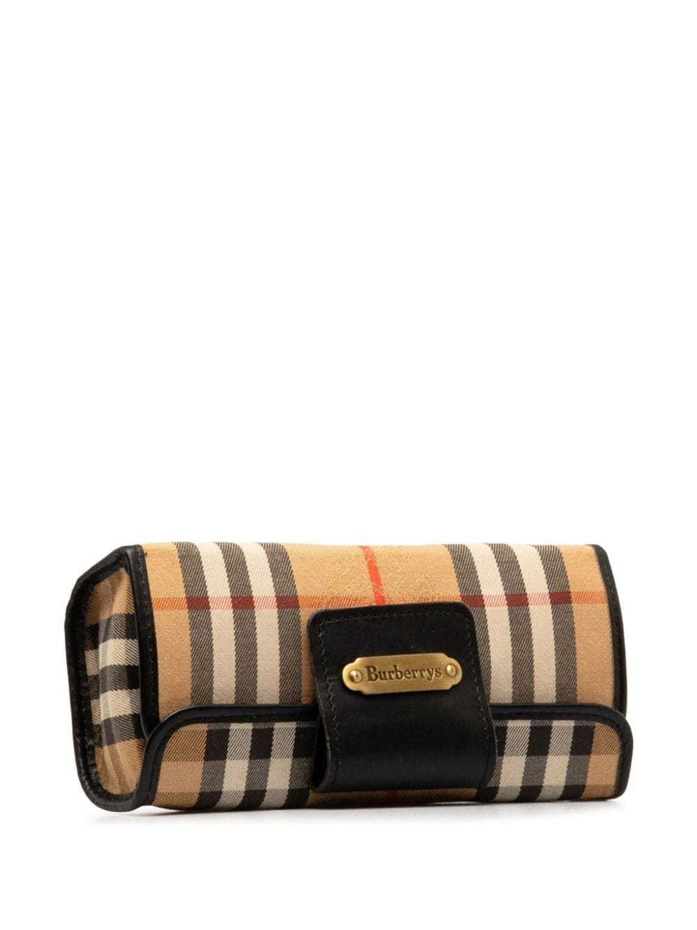 Burberry Pre-Owned Haymarket Check golf clutch ba… - image 3