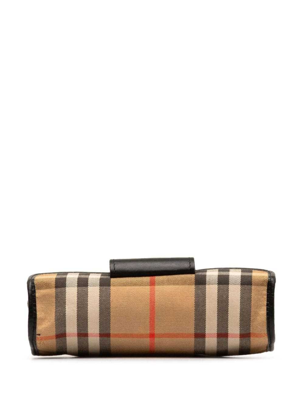 Burberry Pre-Owned Haymarket Check golf clutch ba… - image 4