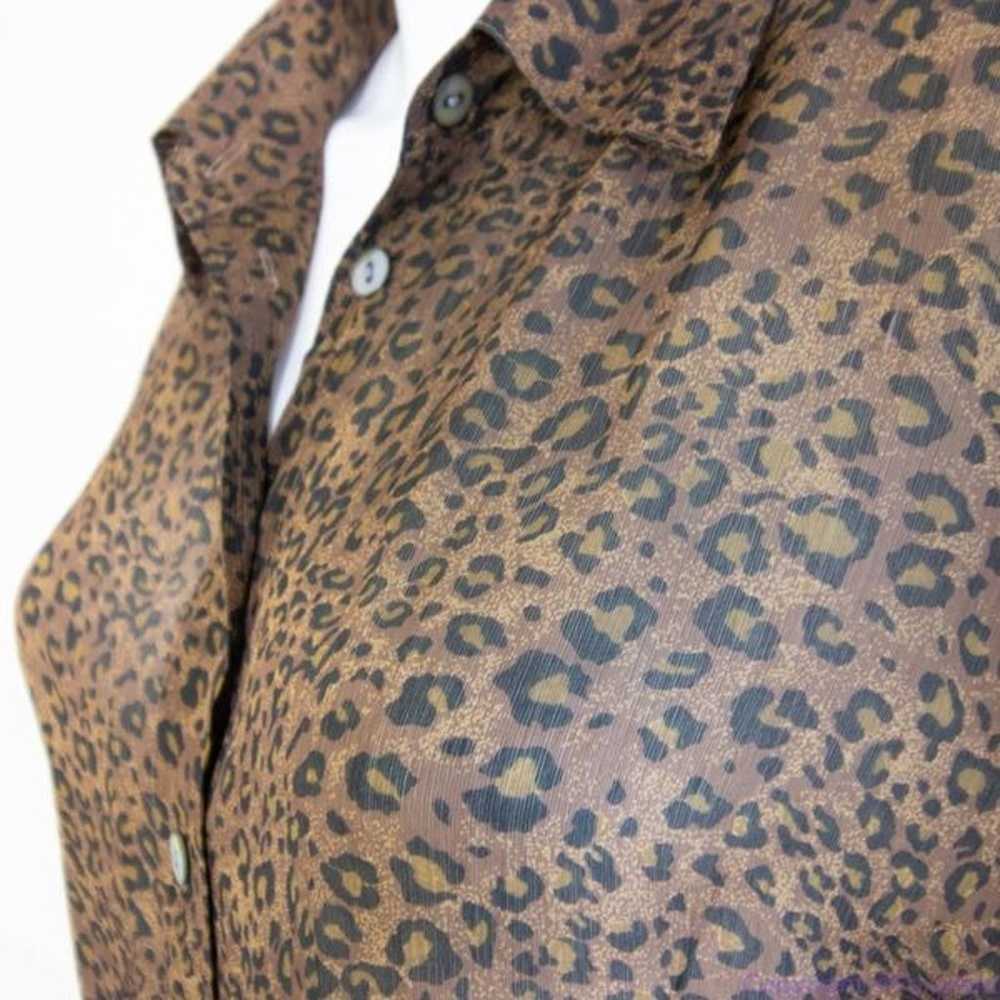 Silk Icon Collection 100% silk leopard animal pri… - image 5