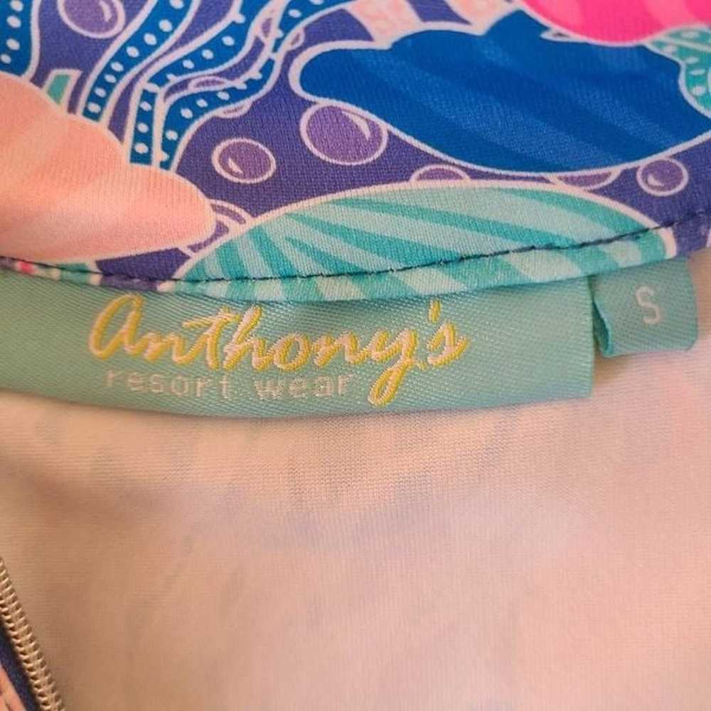 Anthonys Resort Wear Womens Quarter Zip Top Tropi… - image 3