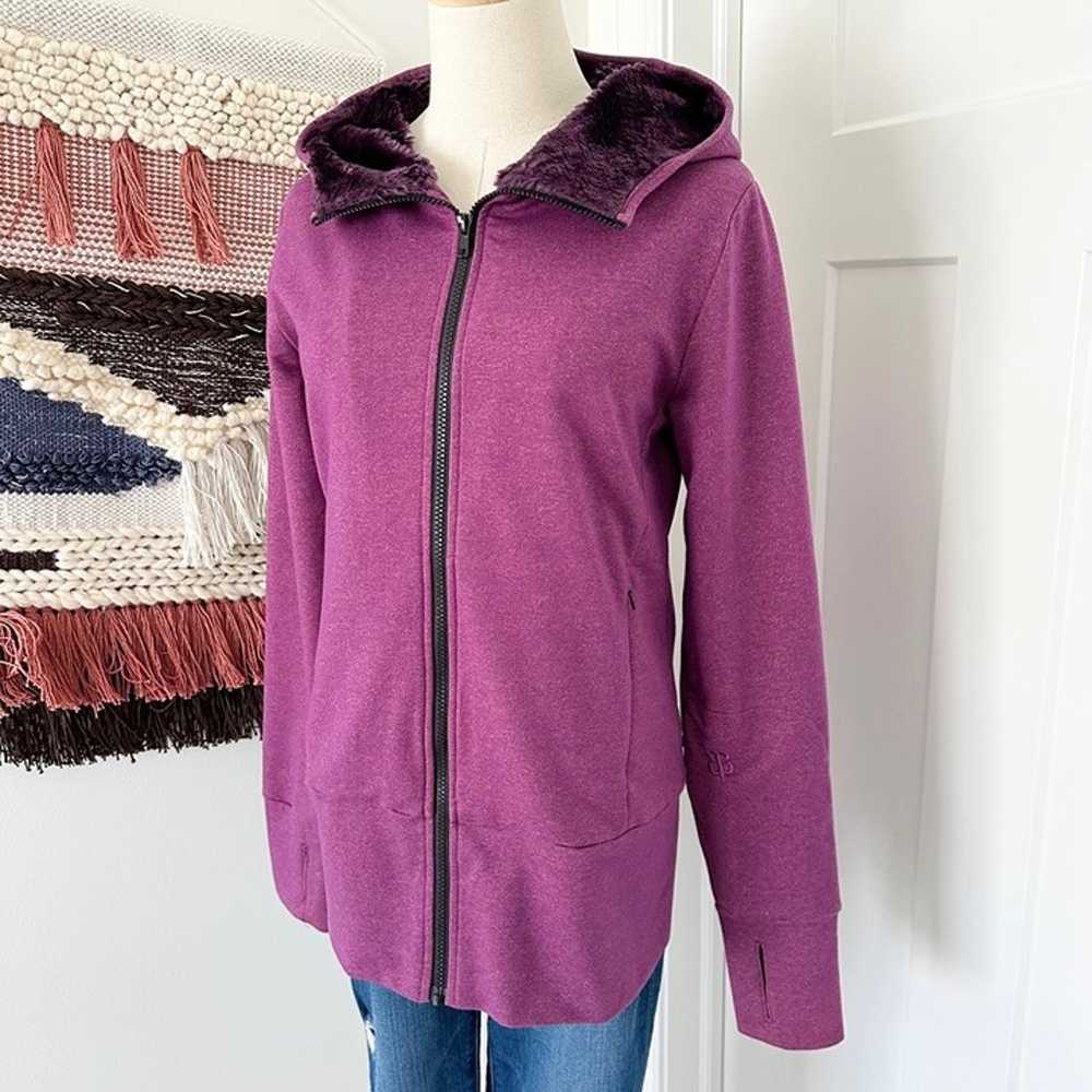 Betabrand Knockout Travel Zip Up Hoodie Purple Si… - image 3