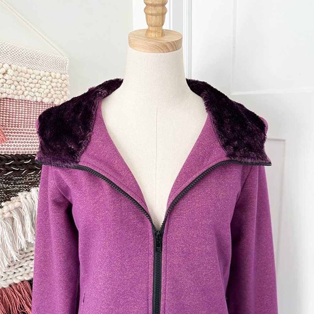 Betabrand Knockout Travel Zip Up Hoodie Purple Si… - image 6