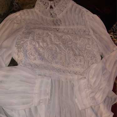 Haute monde victorian white blouse