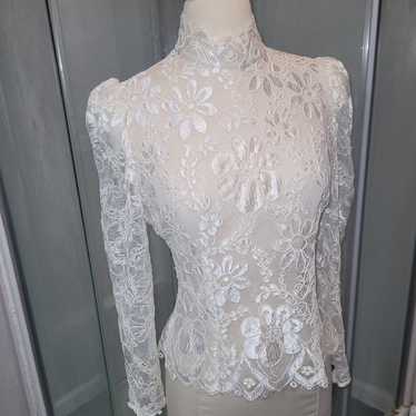 Lace Victorian style top - image 1