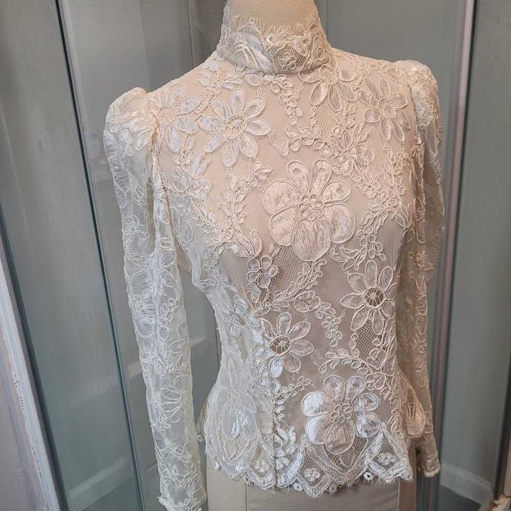 Lace Victorian style top - image 5