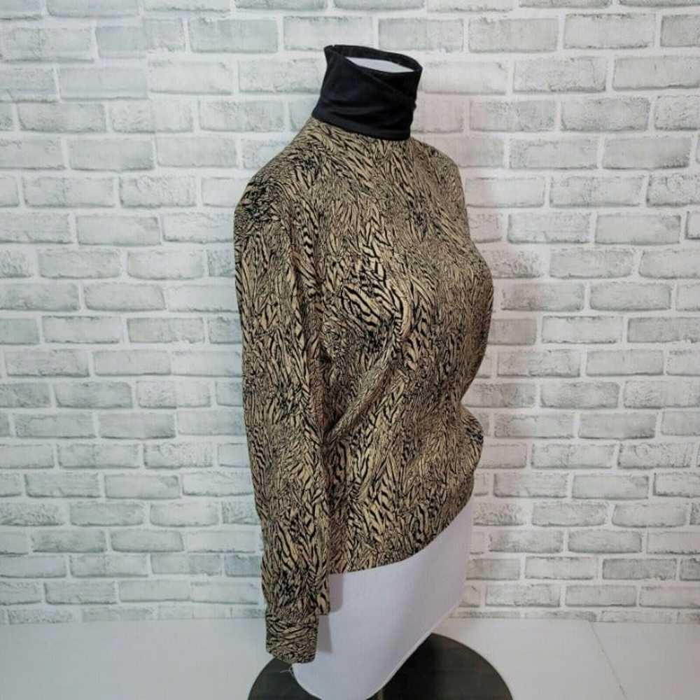 Vintage Genny by Gianni Versace Womens Gold Black… - image 4