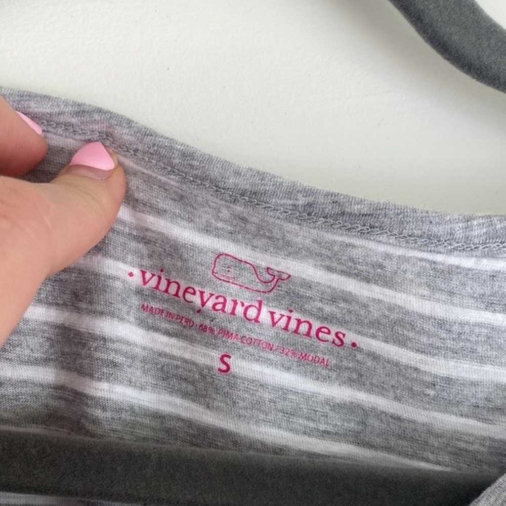 Vineyard Vines | Long Sleeve Tee with White and G… - image 4