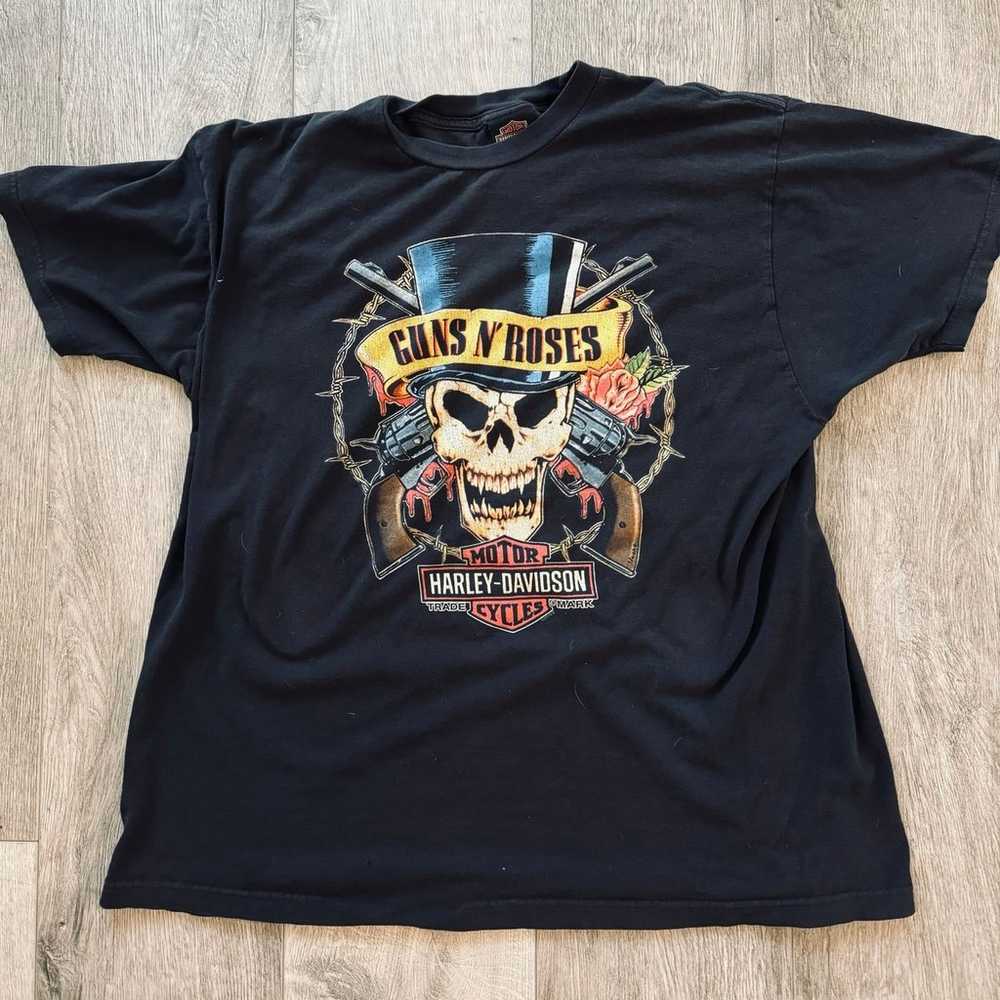 Harley Davidson x Guns N Roses Vintage Tshirt - Gem