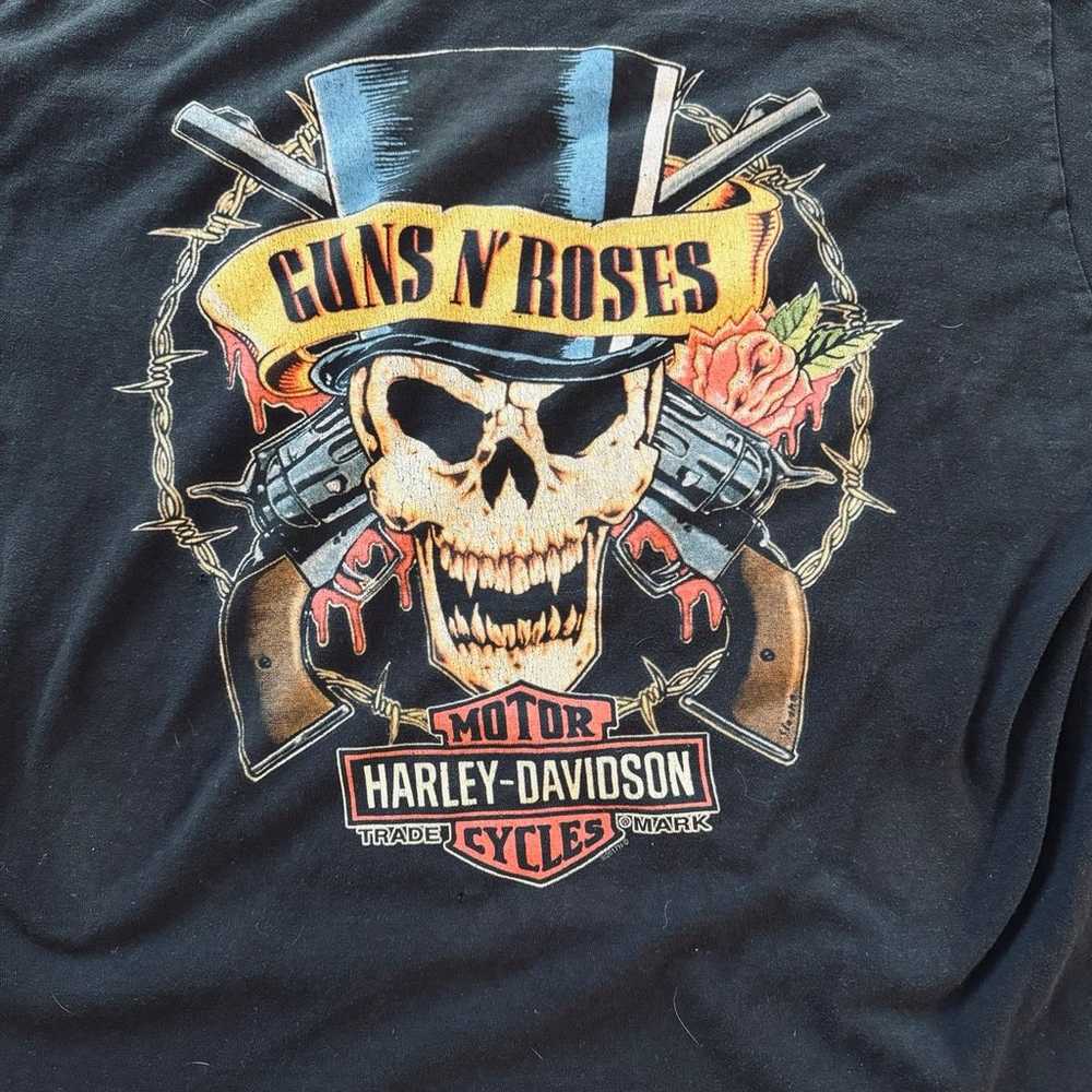 Harley Davidson x Guns N Roses Vintage Tshirt - Gem