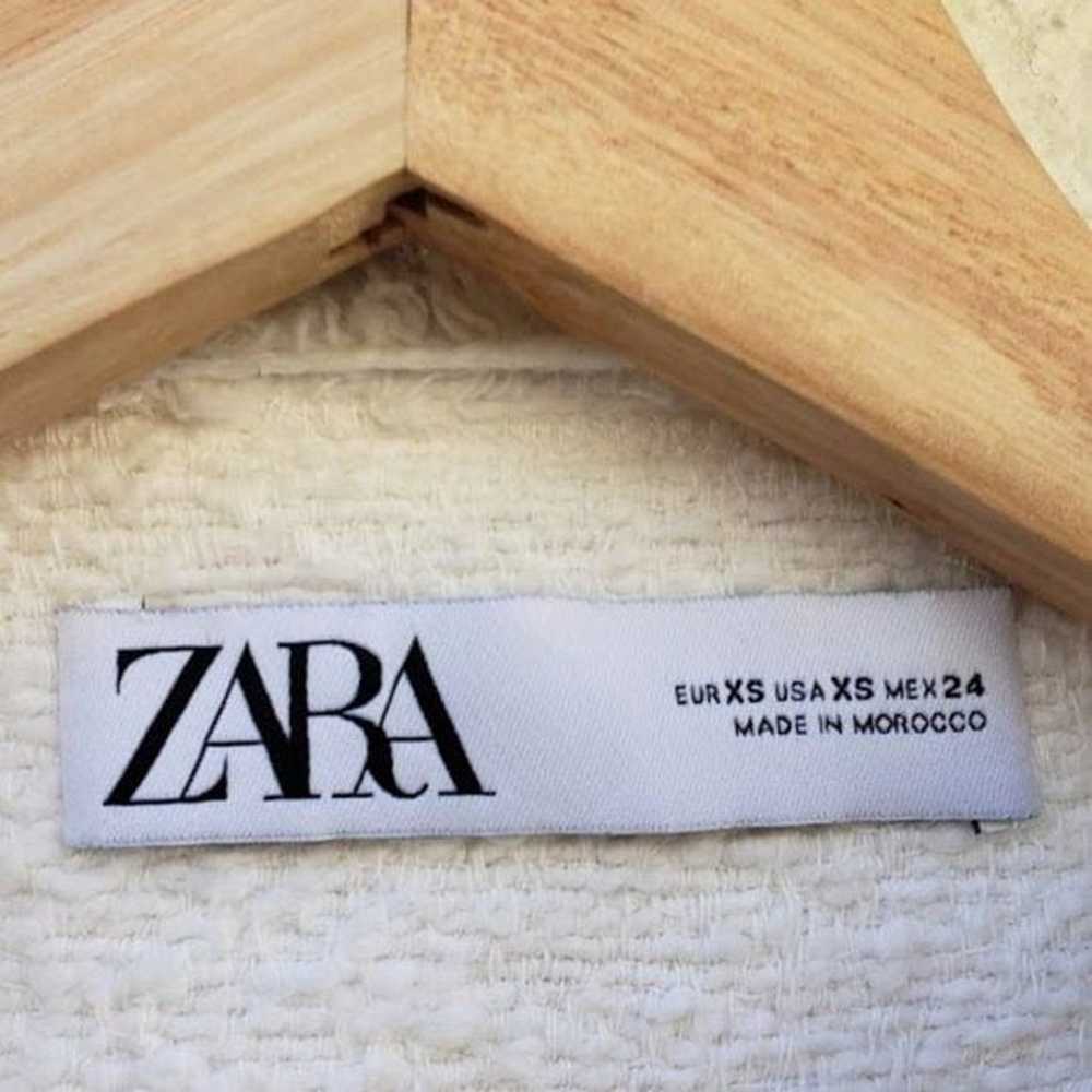 ZARA Women's Long Sleeve Tweed Balmain Blazer Jac… - image 6