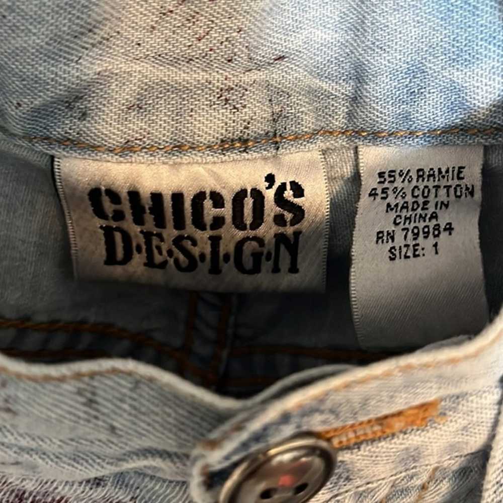 Chico's Design Jean Jacket and Pants pair - image 4
