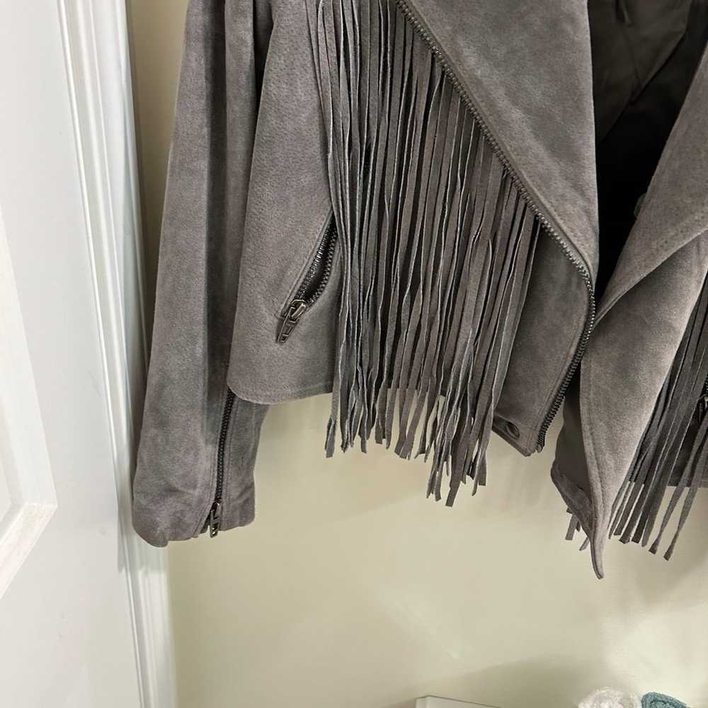 Suede gray jacket - image 3